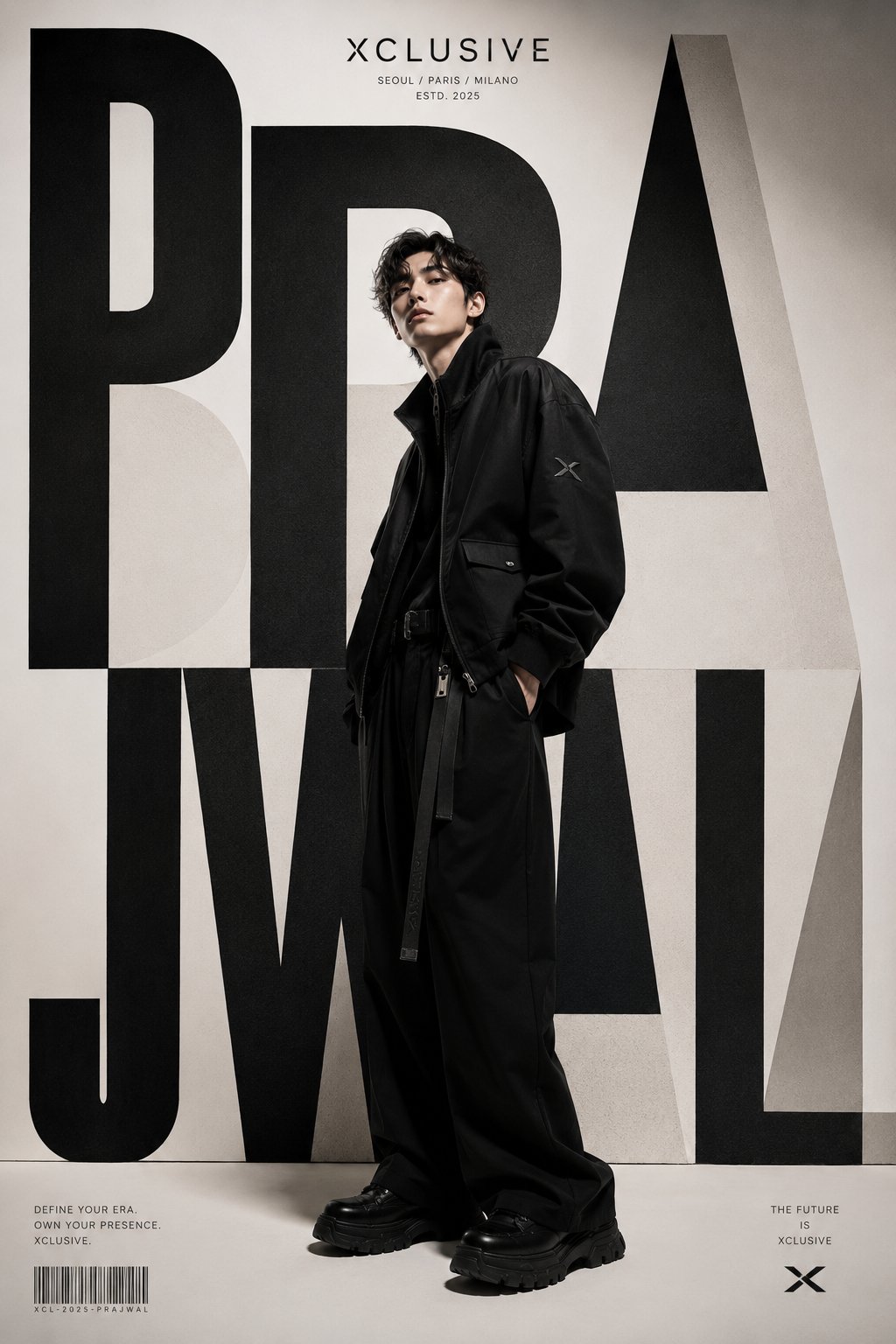 XCLUSIVE高端奢侈时尚社论海报 / Xclusive Luxury Fashion Editorial Poster,人像与摄影,人像、电影感、时尚,案例输出图 1