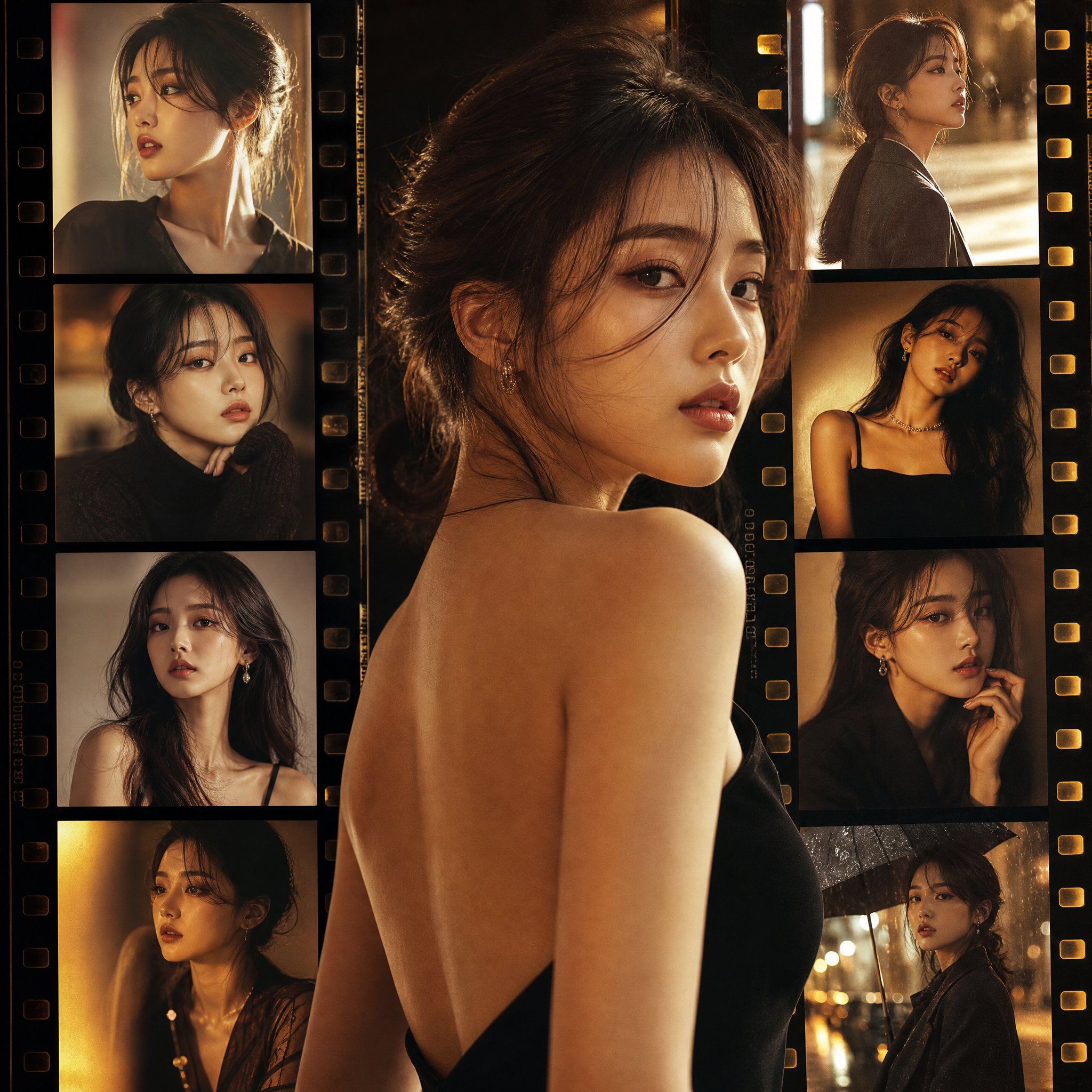 奢华电影感时尚大片 / Luxury Cinematic Fashion Editorial,人像与摄影,人像、电影感、时尚,案例输出图 1
