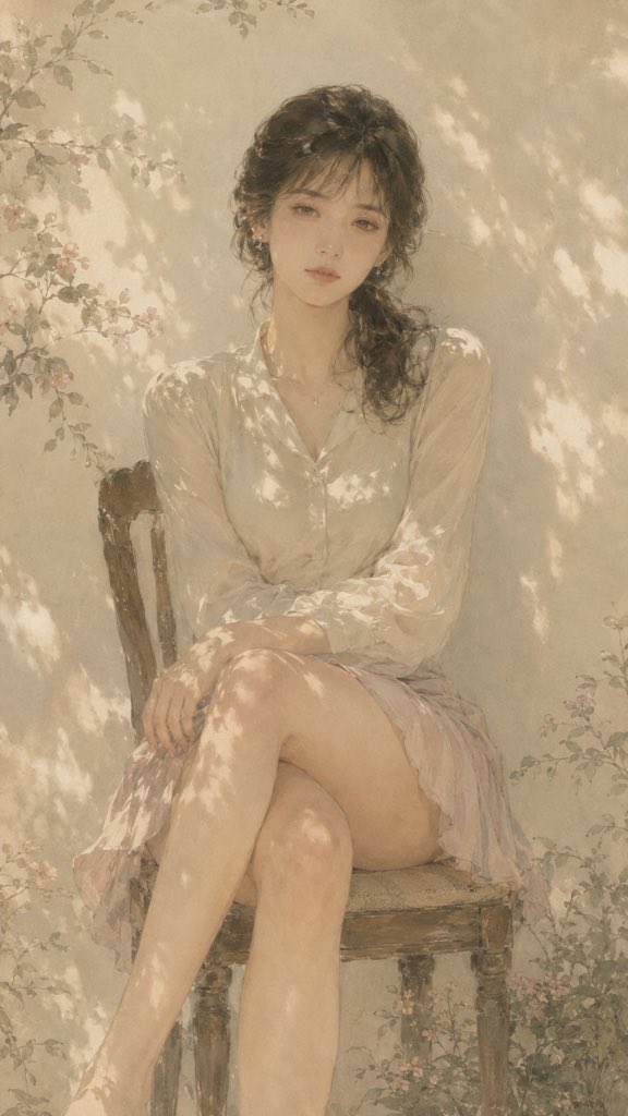 复古柔焦日系半写实插画风格 / Retro Soft Focus Japanese Semi Realistic Illustration，海报与插画，海报、插画、水彩，案例输出图 2