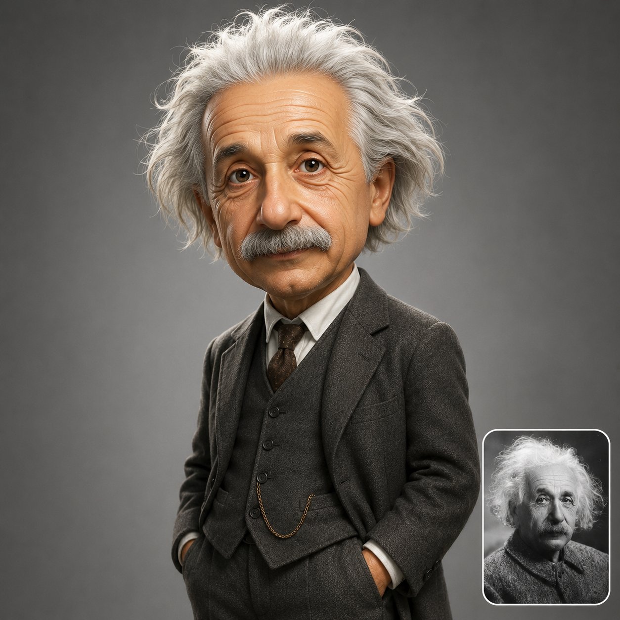 豪华设计玩具风3D写实漫画人像 / Premium Stylized 3d Caricature Designer Toy，模型对比与社区，人像、二次元、品牌，案例输出图 2