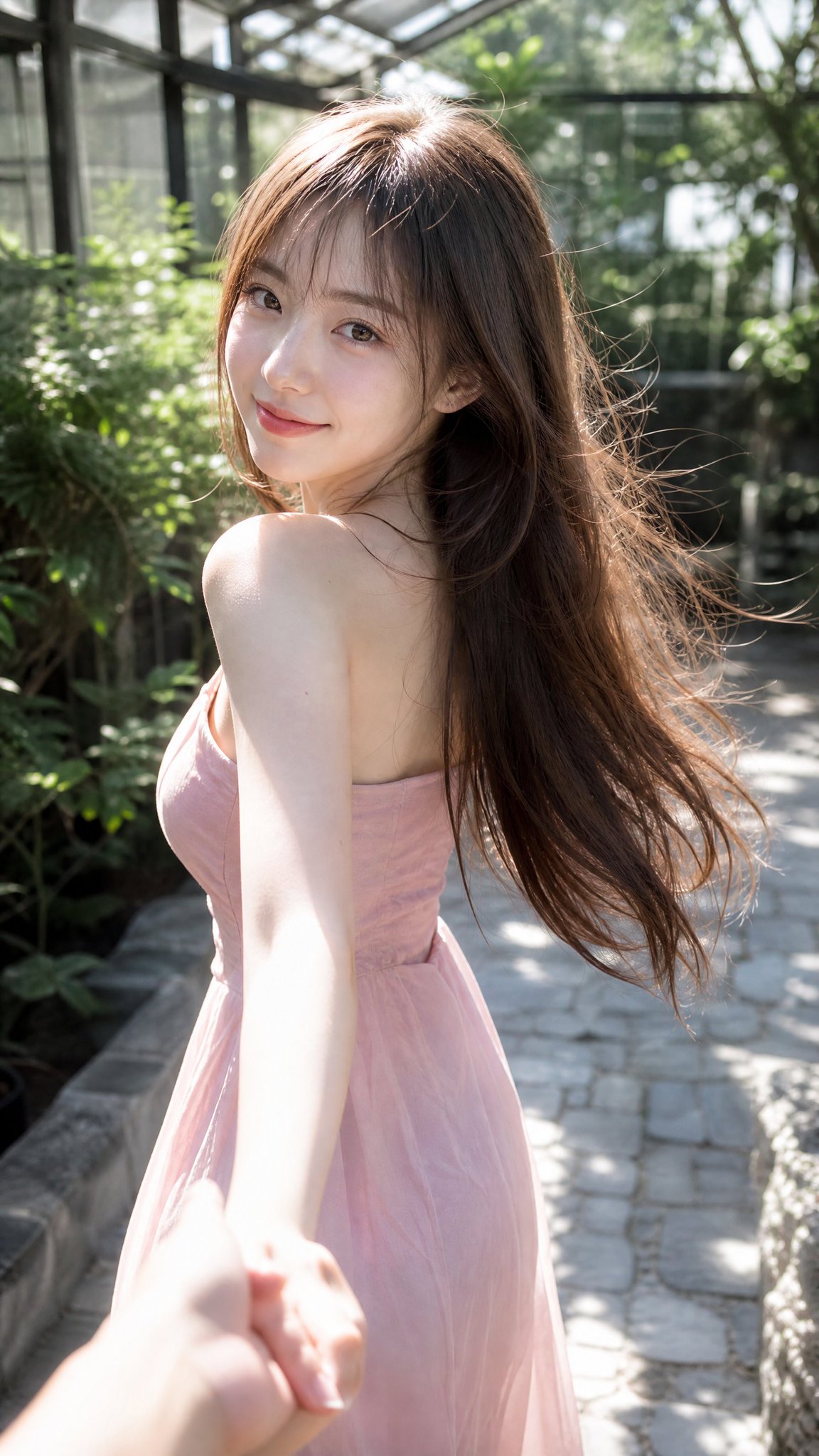 高度写实夏日电影感人像第一人称抓拍 / Highly Realistic Summer Cinematic Portrait Pov，角色设计，人像、电影感、角色，案例输出图 2