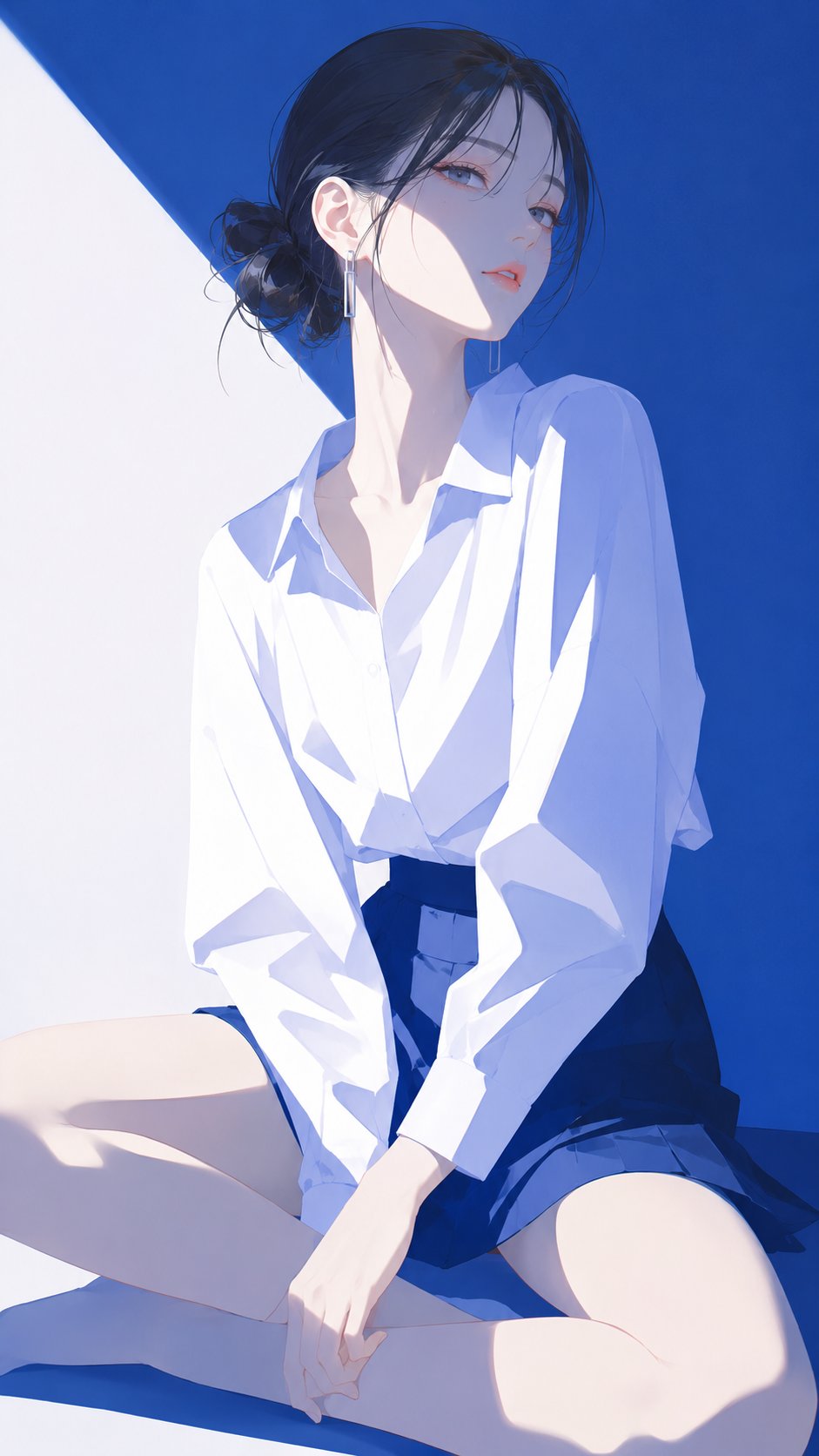 极简现代日系时尚杂志封面插画 / Japanese Fashion Magazine Cover Illustration，人像与摄影，人像、时尚、海报，案例输出图 2
