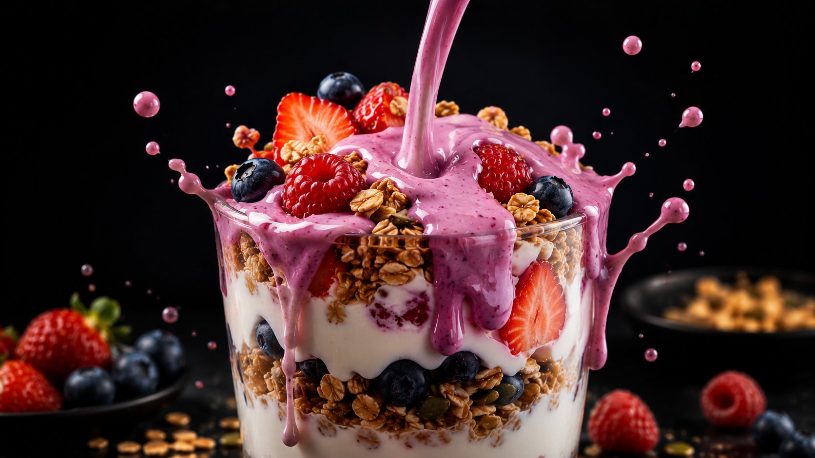 液体倾倒至食物的高端商业摄影 / Liquid Pour Food Advertising Photography，人像与摄影，人像、人像与摄影，案例输出图 2