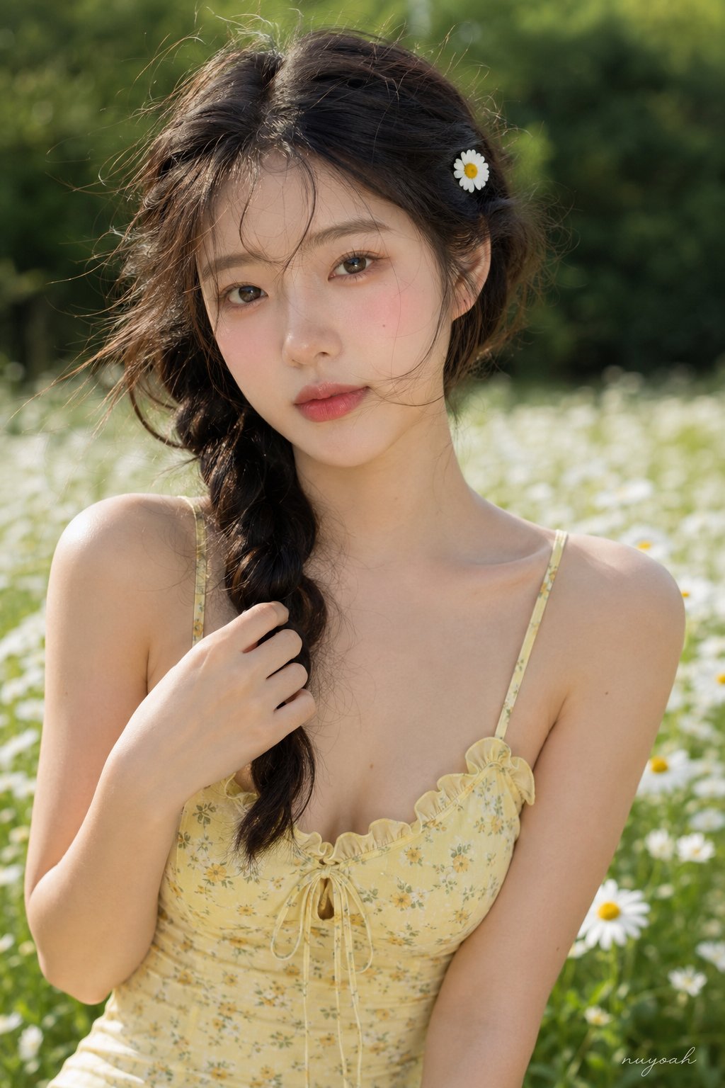 户外夏日中国少女清新氛围写真 / Outdoor Summer Chinese Girl Fresh Atmosphere Portrait，人像与摄影，人像、人像与摄影，案例输出图 2