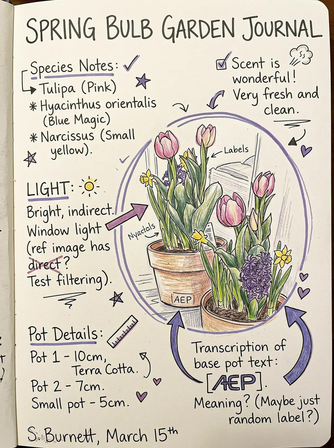 乱序美感手写笔记视觉构图 / Messy Handwritten Notes Composition Guide,海报与插画,海报、插画、海报与插画,案例输出图 1