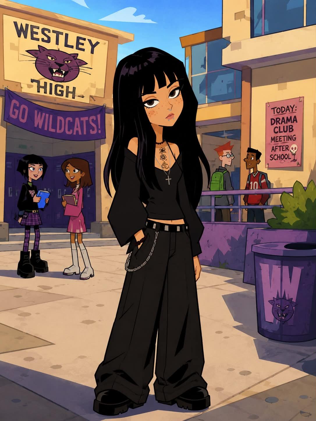 2000年代卡通频道风格角色设计 / 2000s Cartoon Network Style Character Design,角色设计,角色、城市视觉、角色设计,案例输出图 1