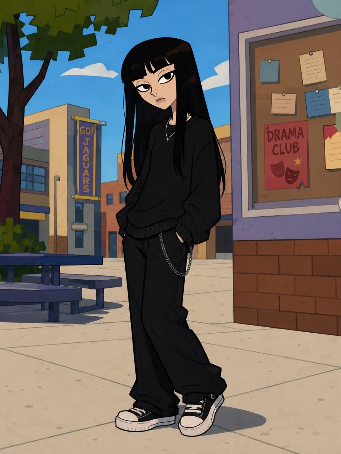 2000年代卡通频道风格角色设计 / 2000s Cartoon Network Style Character Design，角色设计，角色、城市视觉、角色设计，案例输出图 2