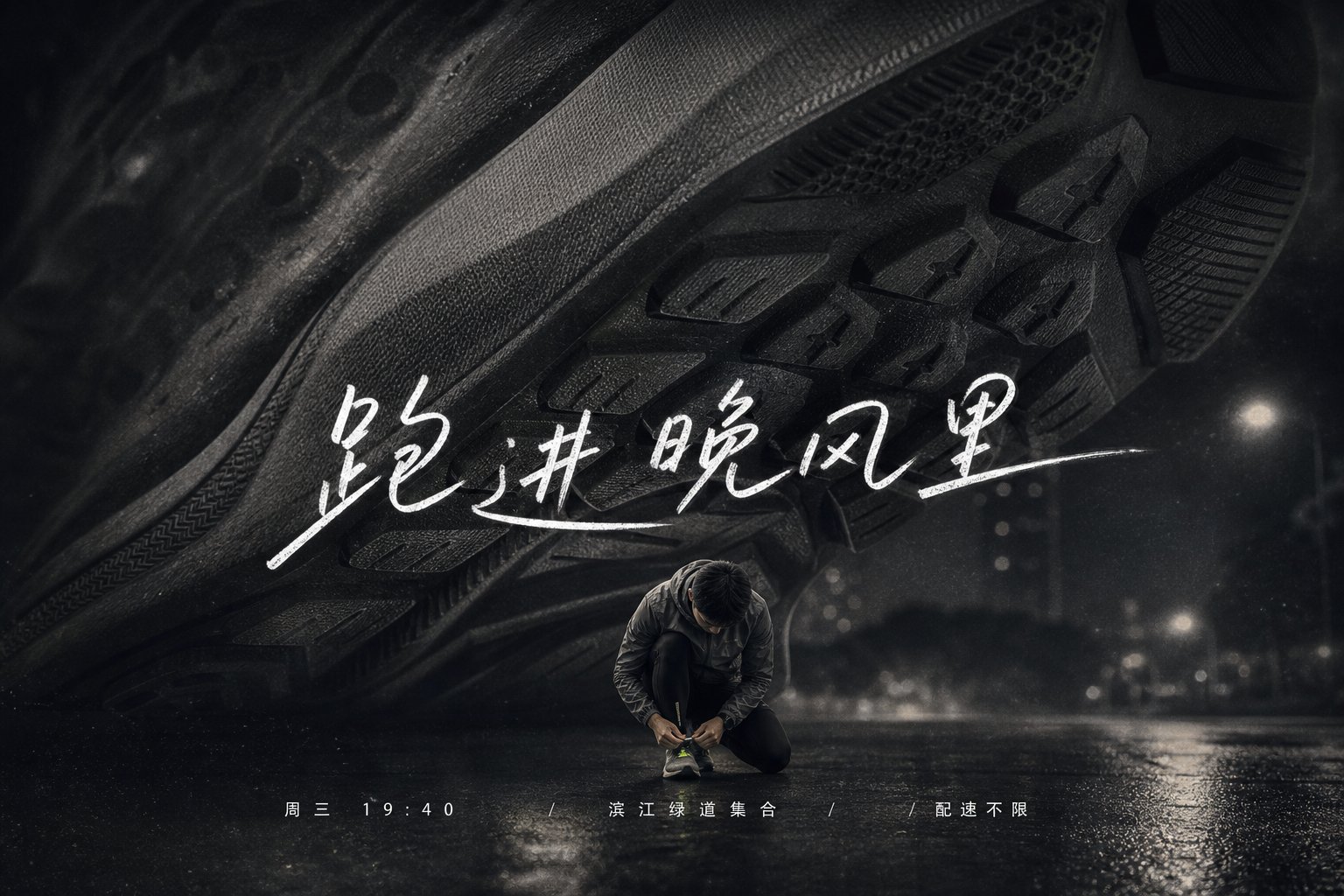 电影感叠影视觉海报生成提示词 / Cinematic Double Exposure Visual Poster，角色设计，35mm、电影感、海报，案例输出图 2
