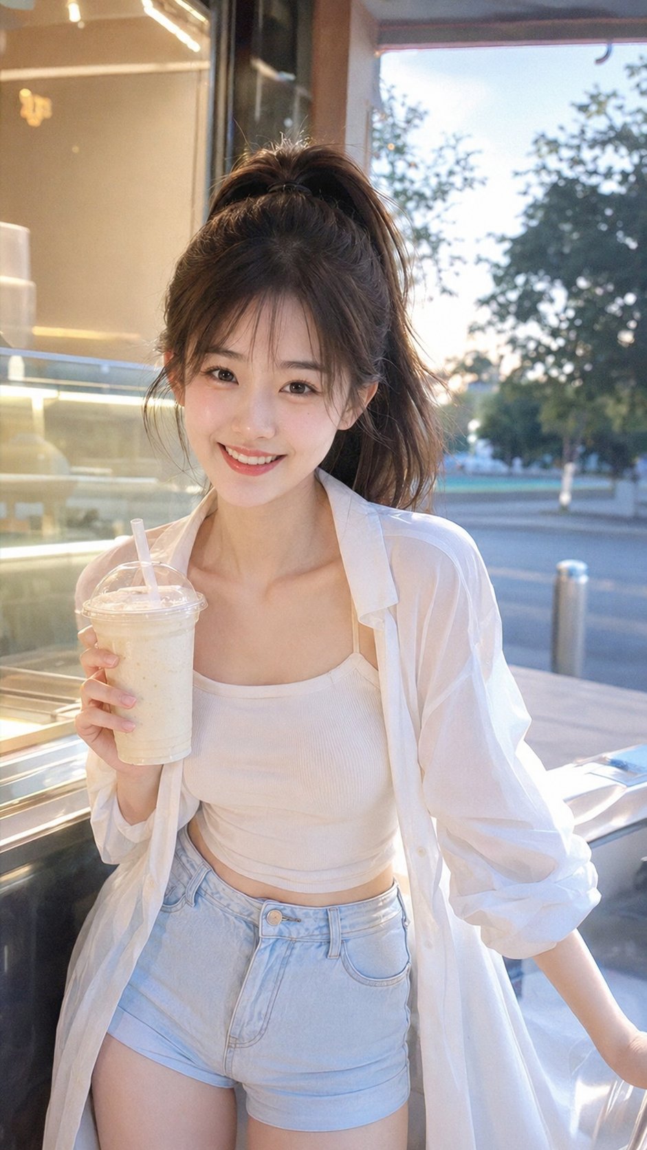 柔光CCD夏日元气初恋感写真 / Soft Light Ccd Summer Energetic First Love Photo，角色设计，角色、竖版、角色设计，案例输出图 2
