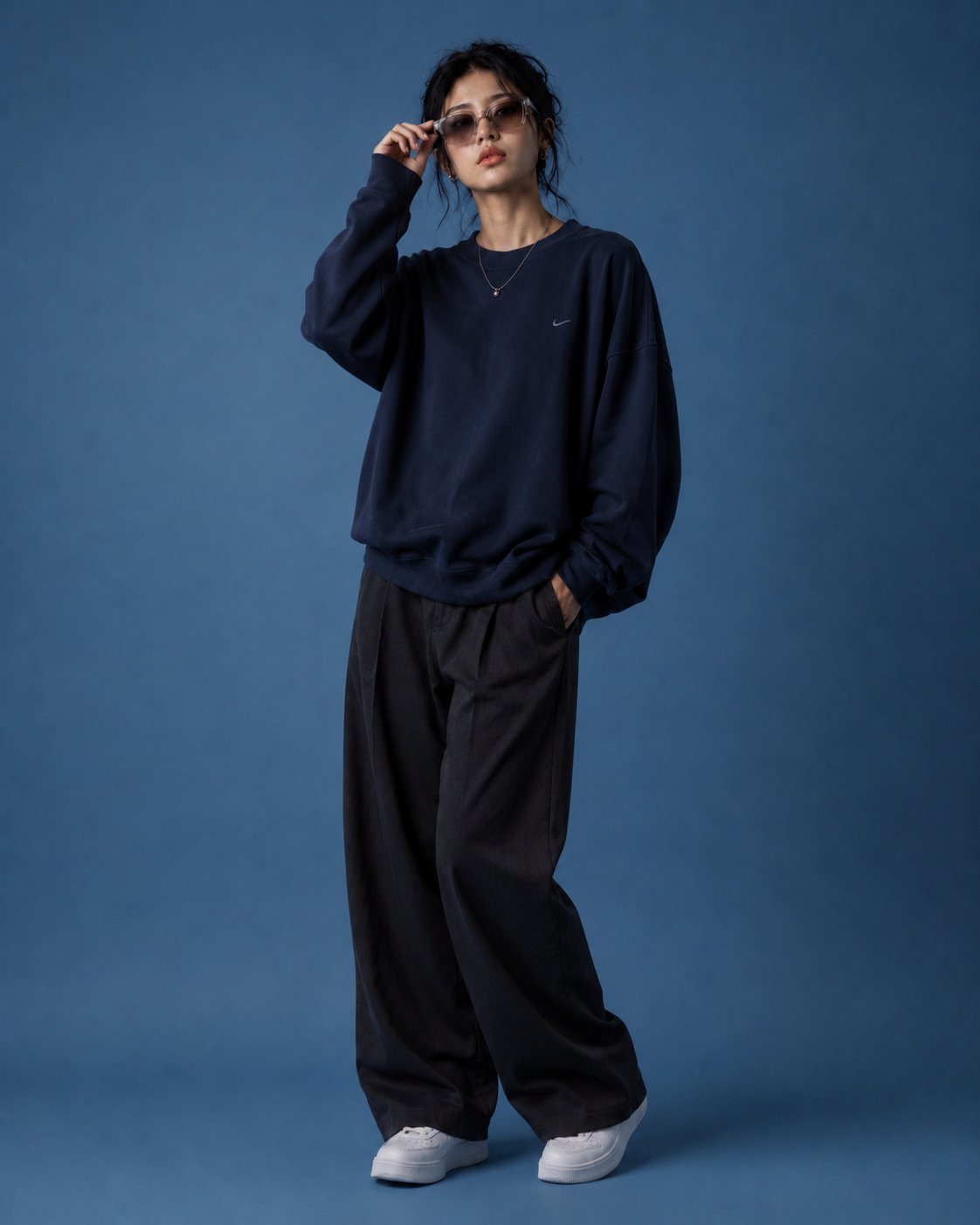 奢侈时尚社论大片全身姿势参考 / High Fashion Luxury Editorial Pose Reference，人像与摄影，人像、时尚、极简，案例输出图 1