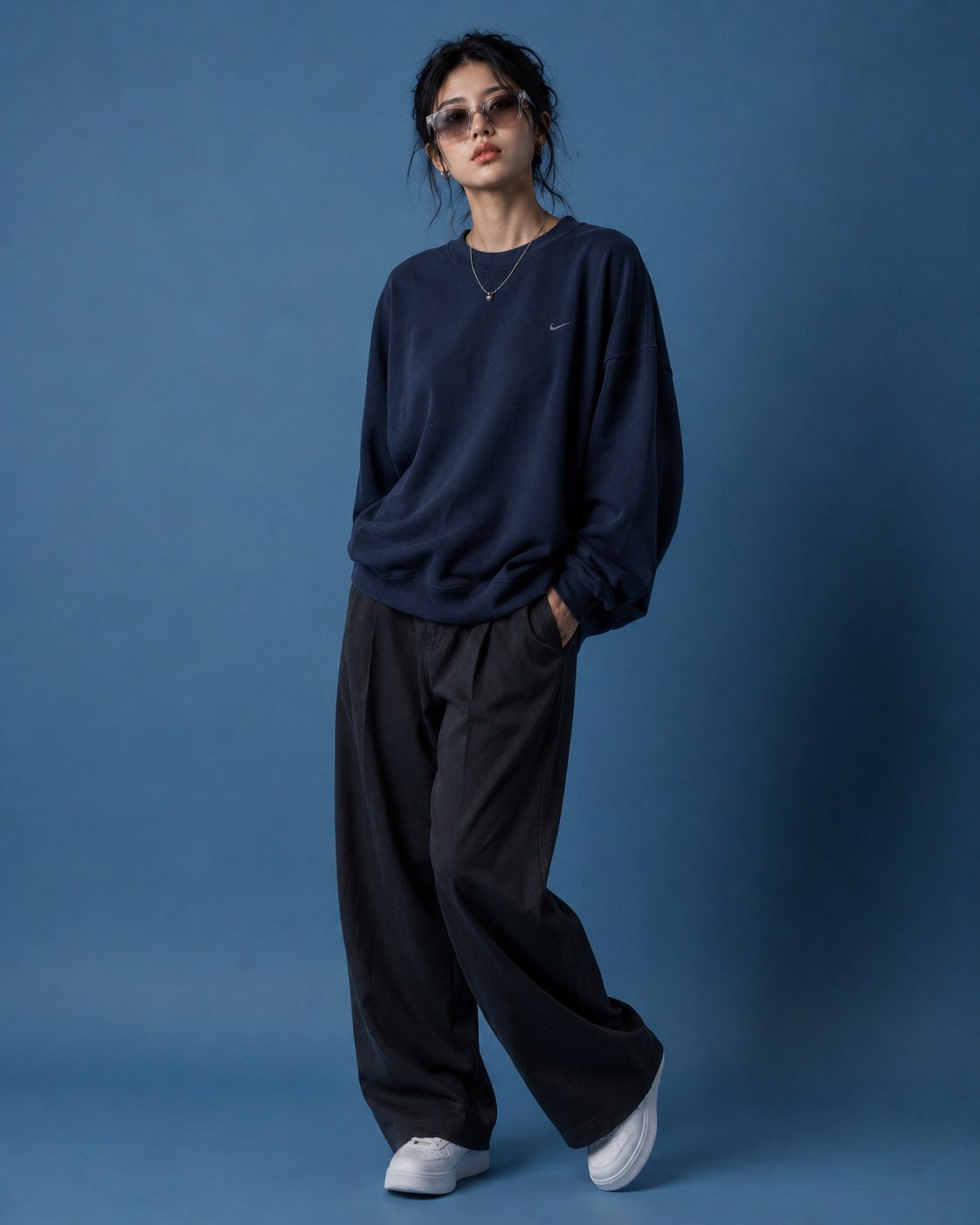 奢侈时尚社论大片全身姿势参考 / High Fashion Luxury Editorial Pose Reference，人像与摄影，人像、时尚、极简，案例输出图 2
