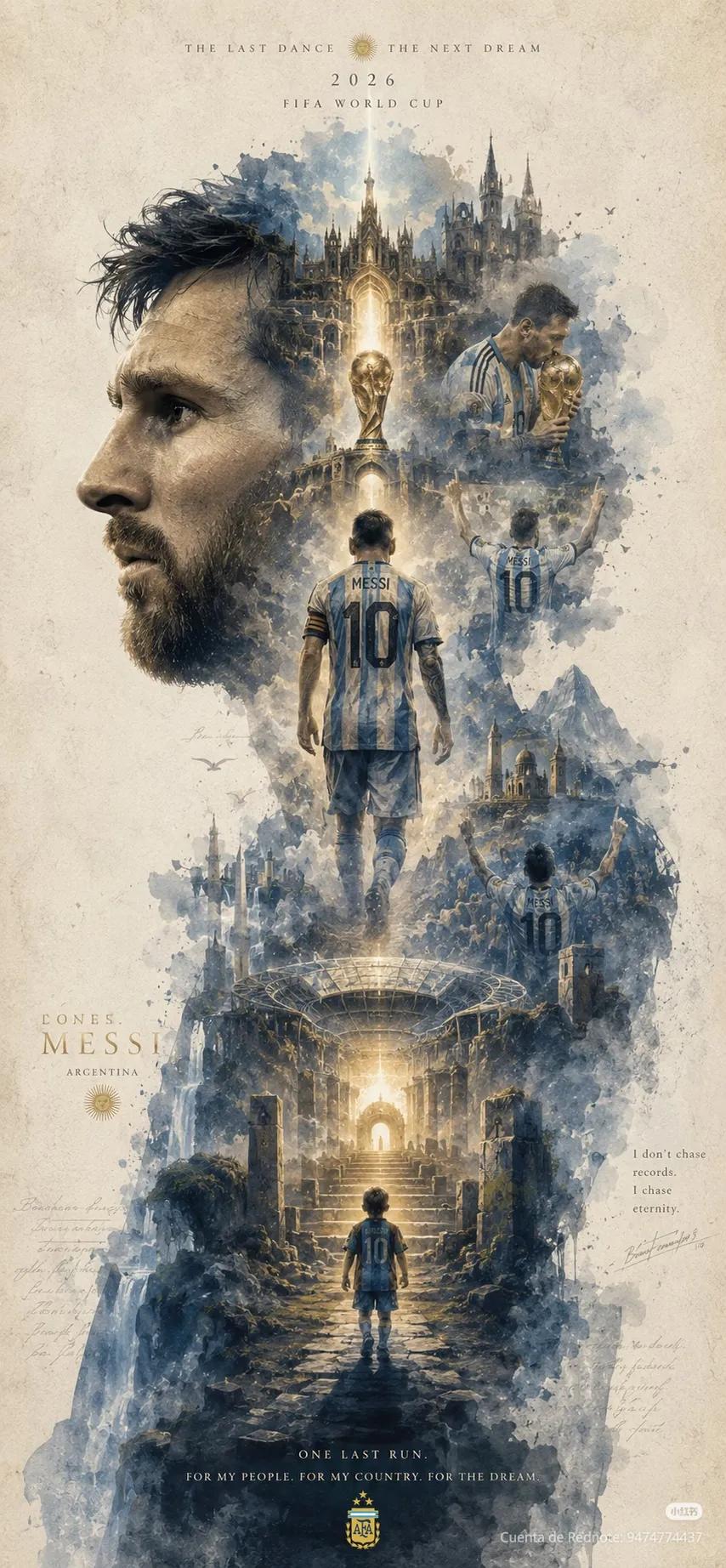 足球传奇史诗奇幻海报设计 / Cinematic Fantasy Football Legacy Poster，人像与摄影，人像、电影感、海报，案例输出图 2