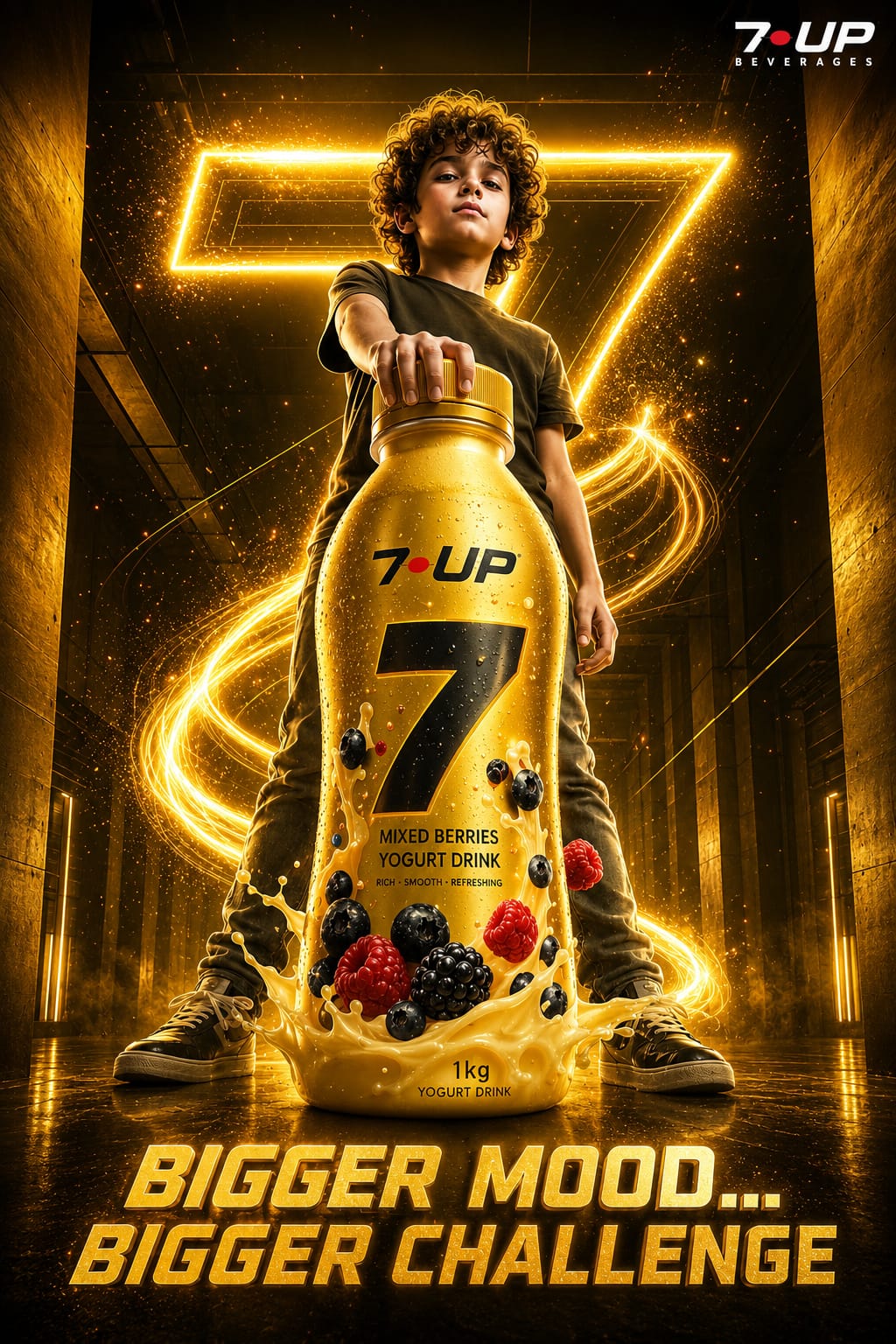 顶级奢华酸奶品牌旗舰视觉大片 / Ultra Iconic Luxury Beverage Advertising Masterpiece,人像与摄影,人像、电影感、海报,案例输出图 1