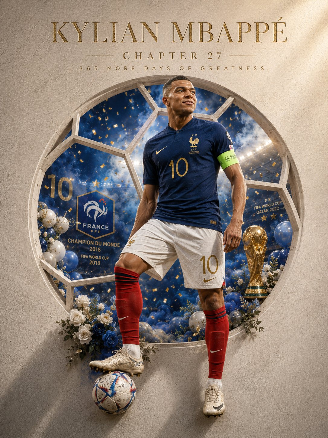 C罗奢华足球社论海报设计 / Cristiano Ronaldo Luxury Editorial Poster，人像与摄影，霓虹、人像、电影感，案例输出图 2