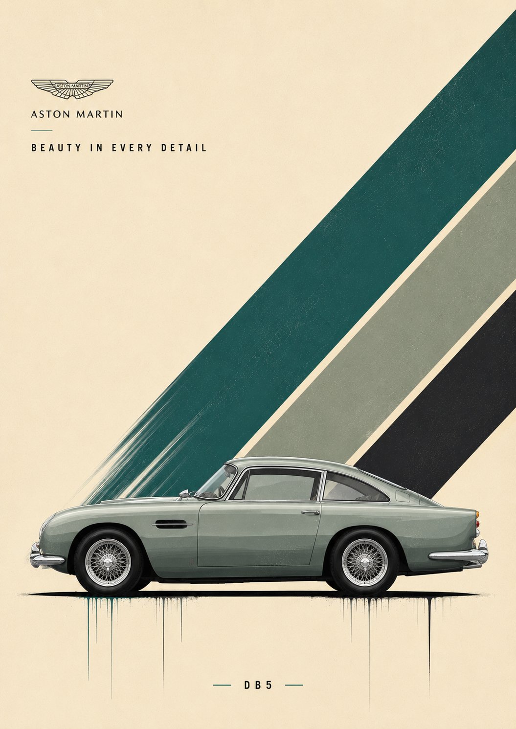 极简瑞士现代主义汽车海报 / Ultra Clean Swiss Modernist Automotive Poster，海报与插画，海报、插画、极简，案例输出图 2