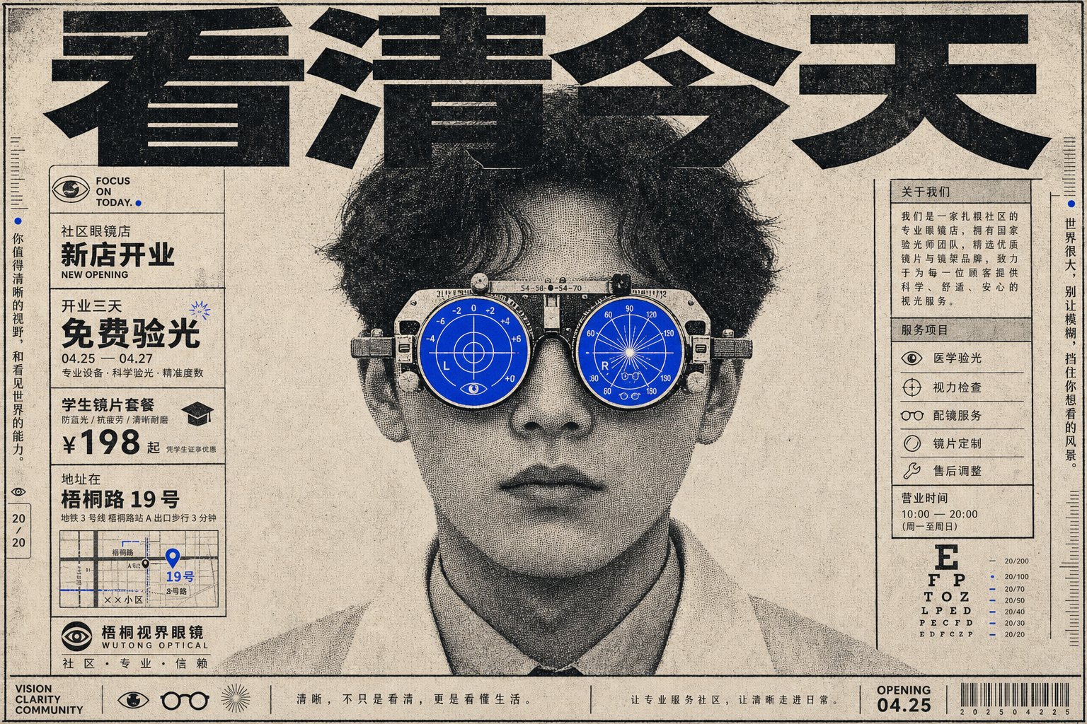 复古印刷感橙皮冷萃店员海报 / Retro Print Orange Peel Cold Brew Poster，角色设计，人像、时尚、海报，案例输出图 2