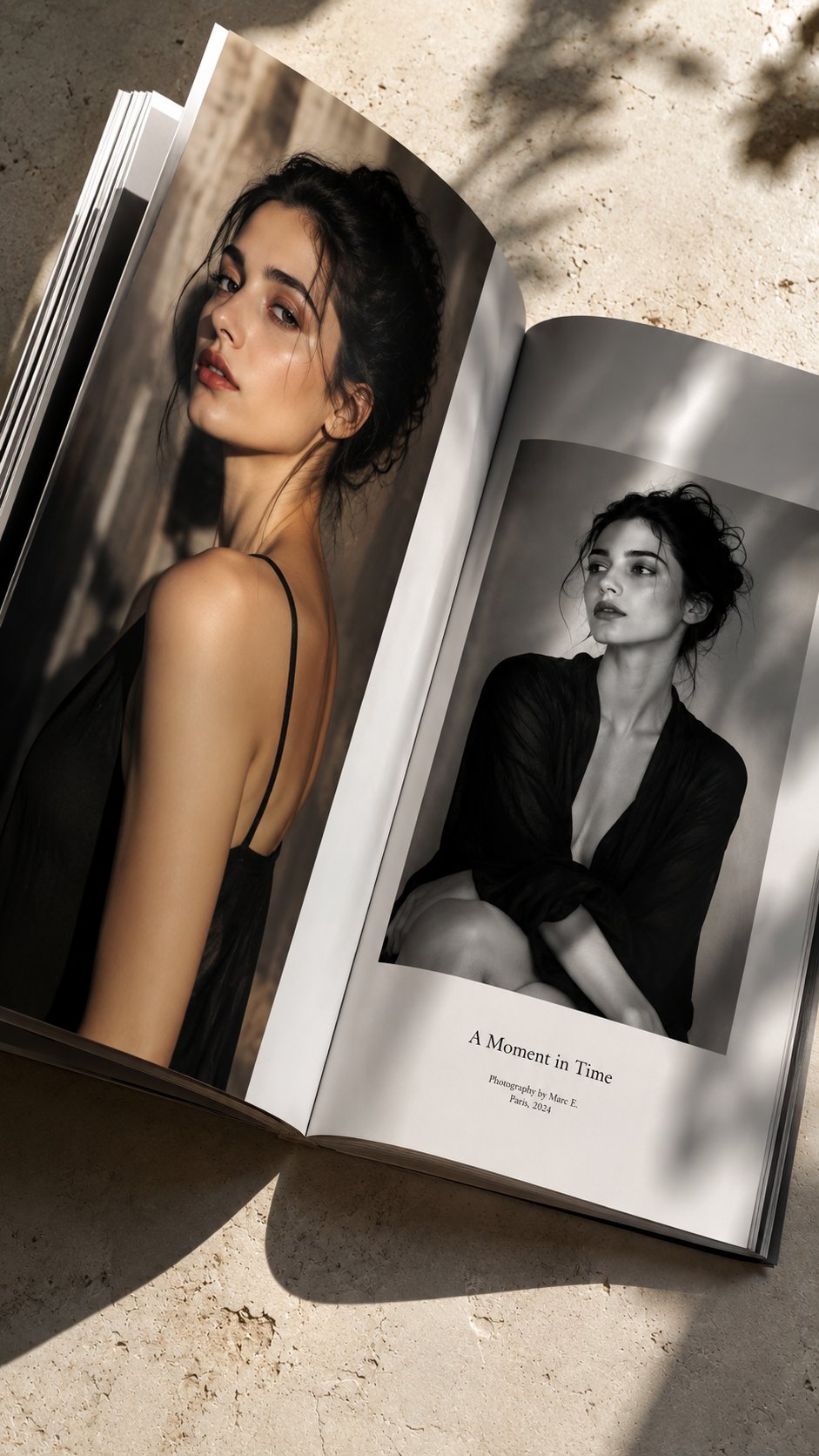奢华艺术画册时尚人物影集 / Luxury Photorealistic Coffee Table Book Editorial Portraits，人像与摄影，人像、时尚、品牌，案例输出图 2