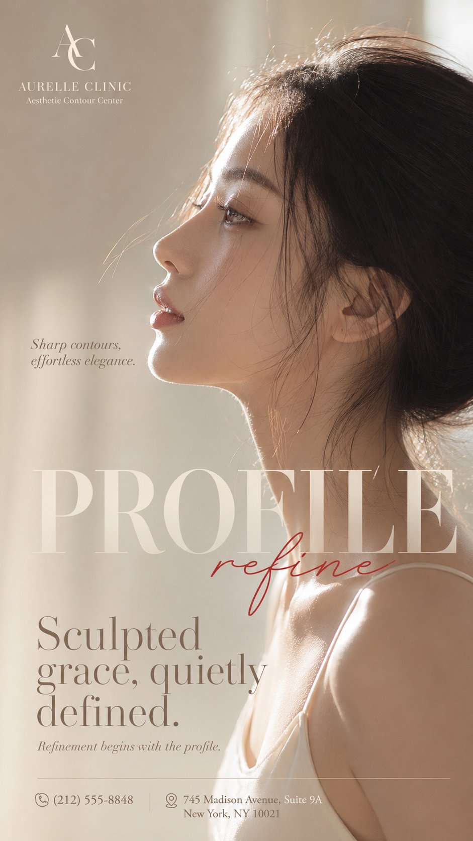 奢华美容商业海报设计 / Luxury Beauty Campaign Poster Design，人像与摄影，人像、电影感、时尚，案例输出图 1