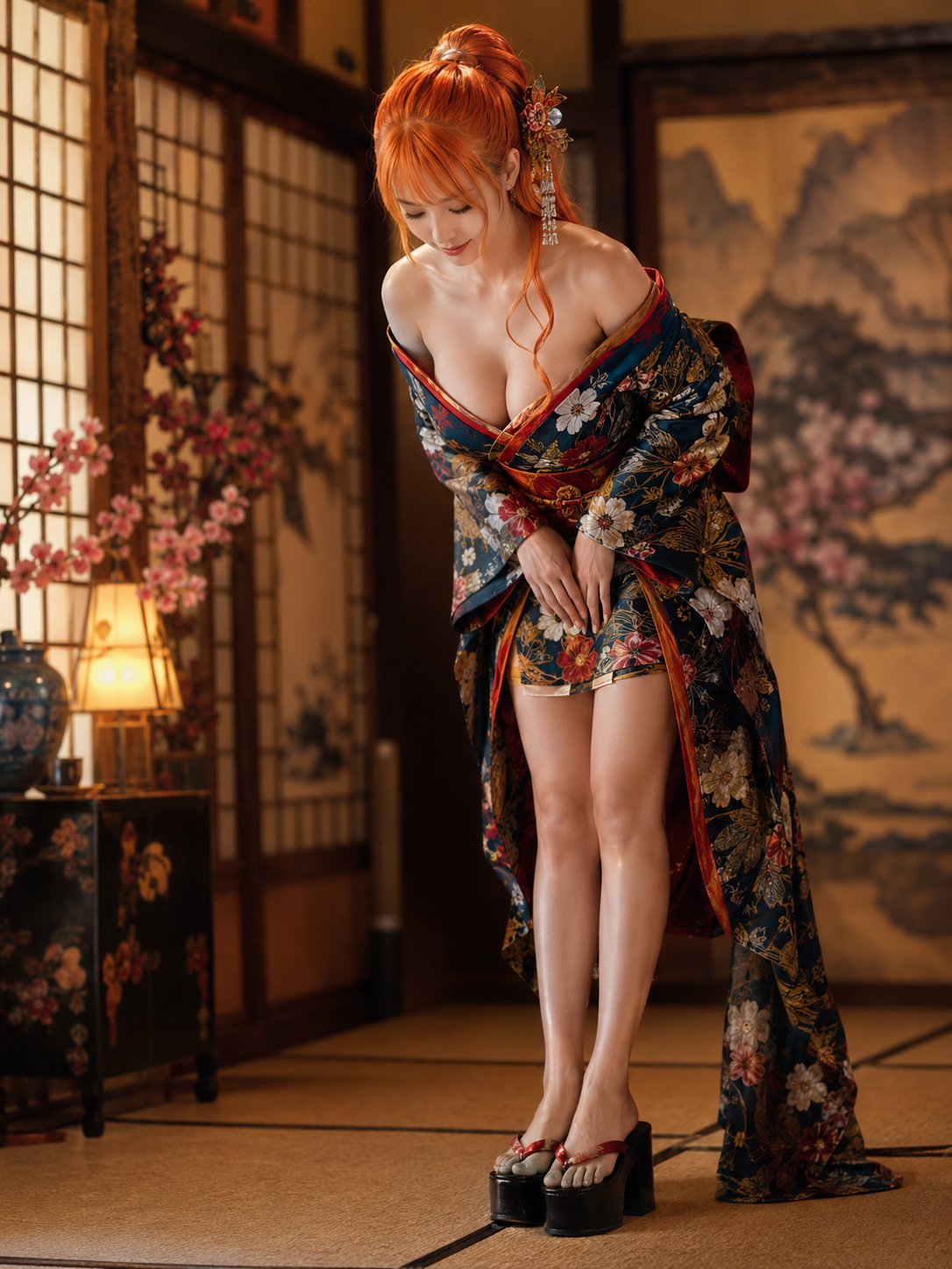 日式体态角色刻画模板 / Japanese Body Posture Character Prompt，角色设计，角色、角色设计，案例输出图 1