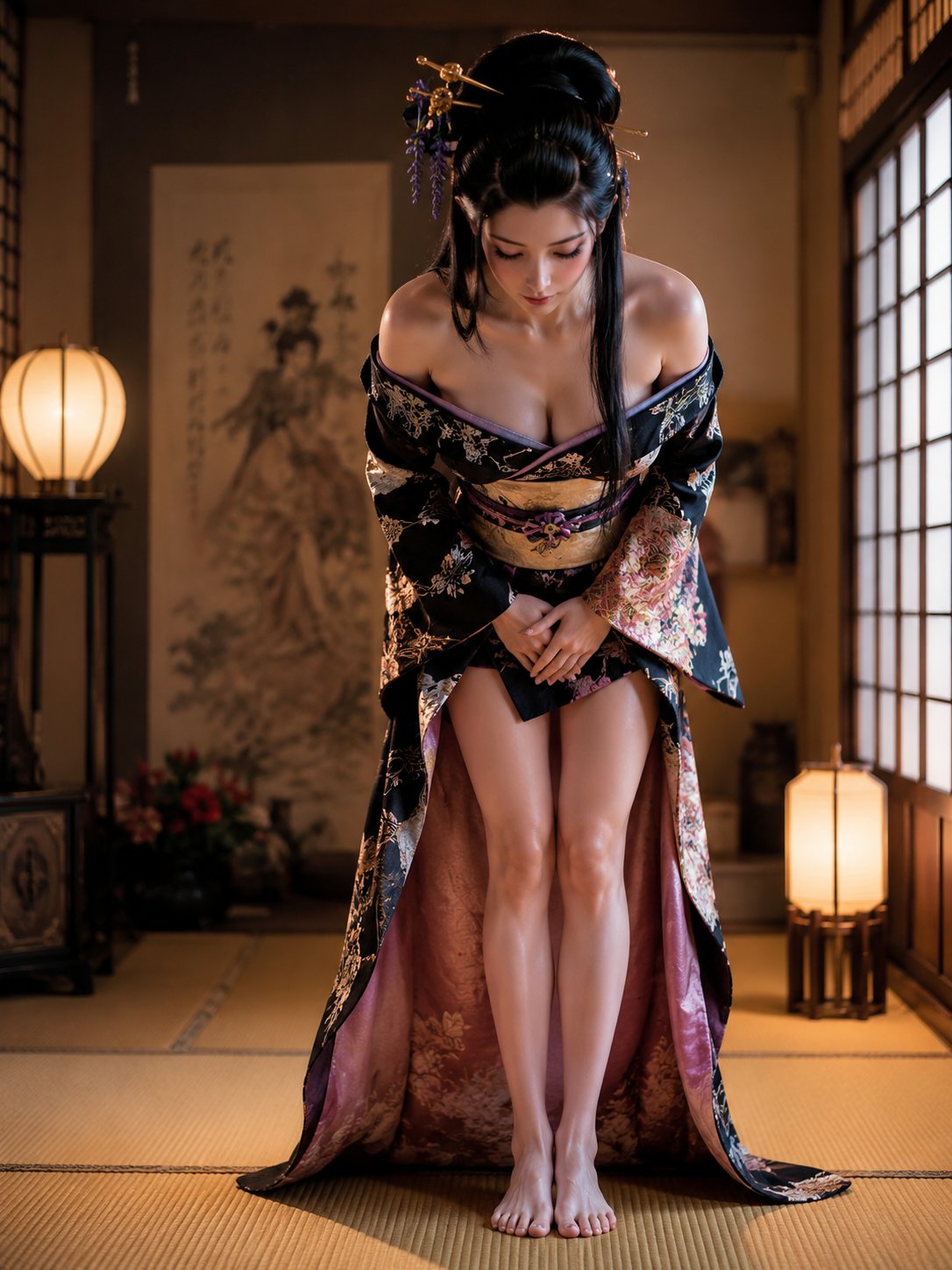 日式体态角色刻画模板 / Japanese Body Posture Character Prompt，角色设计，角色、角色设计，案例输出图 2