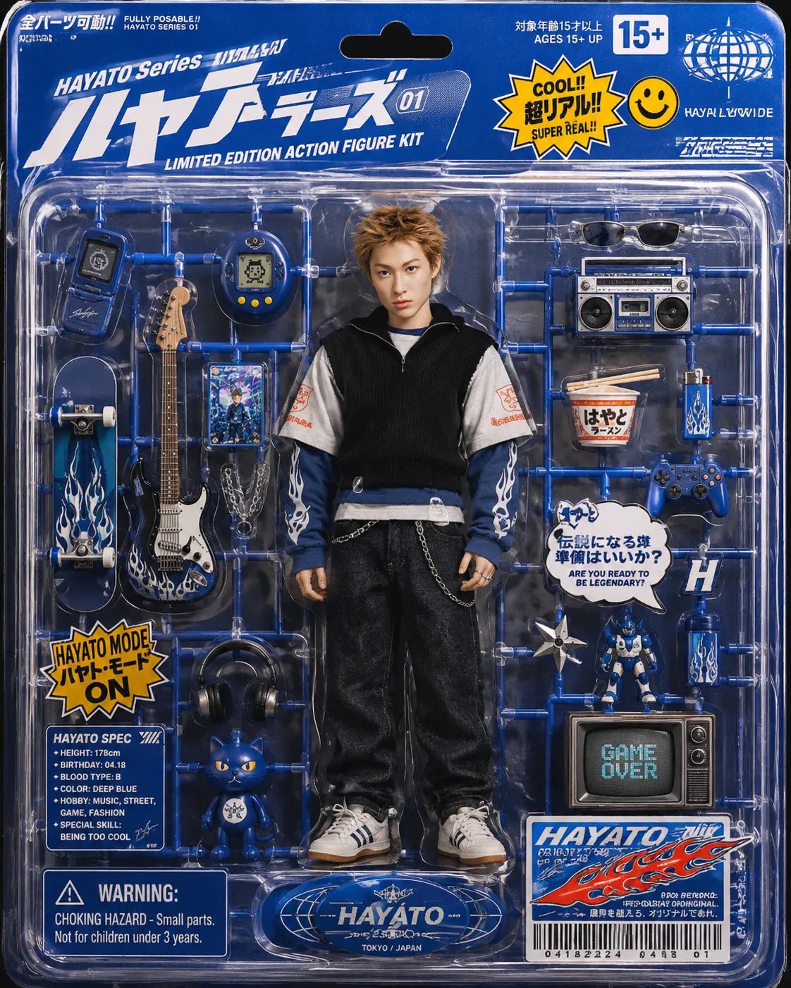 日系收藏级模型套件玩具包装设计 / Collectible Toy Model Kit Package，人像与摄影，人像、时尚、排版，案例输出图 2