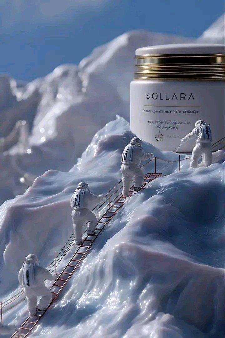 超现实高端护肤品瓶身缩微景观 / Surreal Skincare Bottle Industrial Diorama,人像与摄影,人像、电影感、排版,案例输出图 1