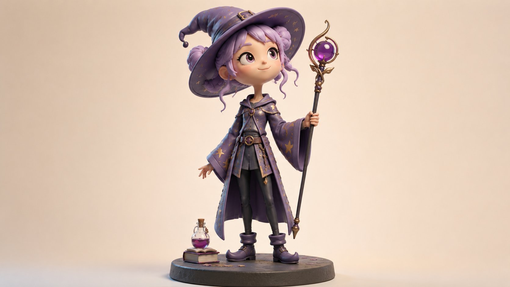 3D极简主义黑胶收藏级人偶模型 / 3d Vinyl Collectible Toy Prompt Template，角色设计，角色、极简、角色设计，案例输出图 1