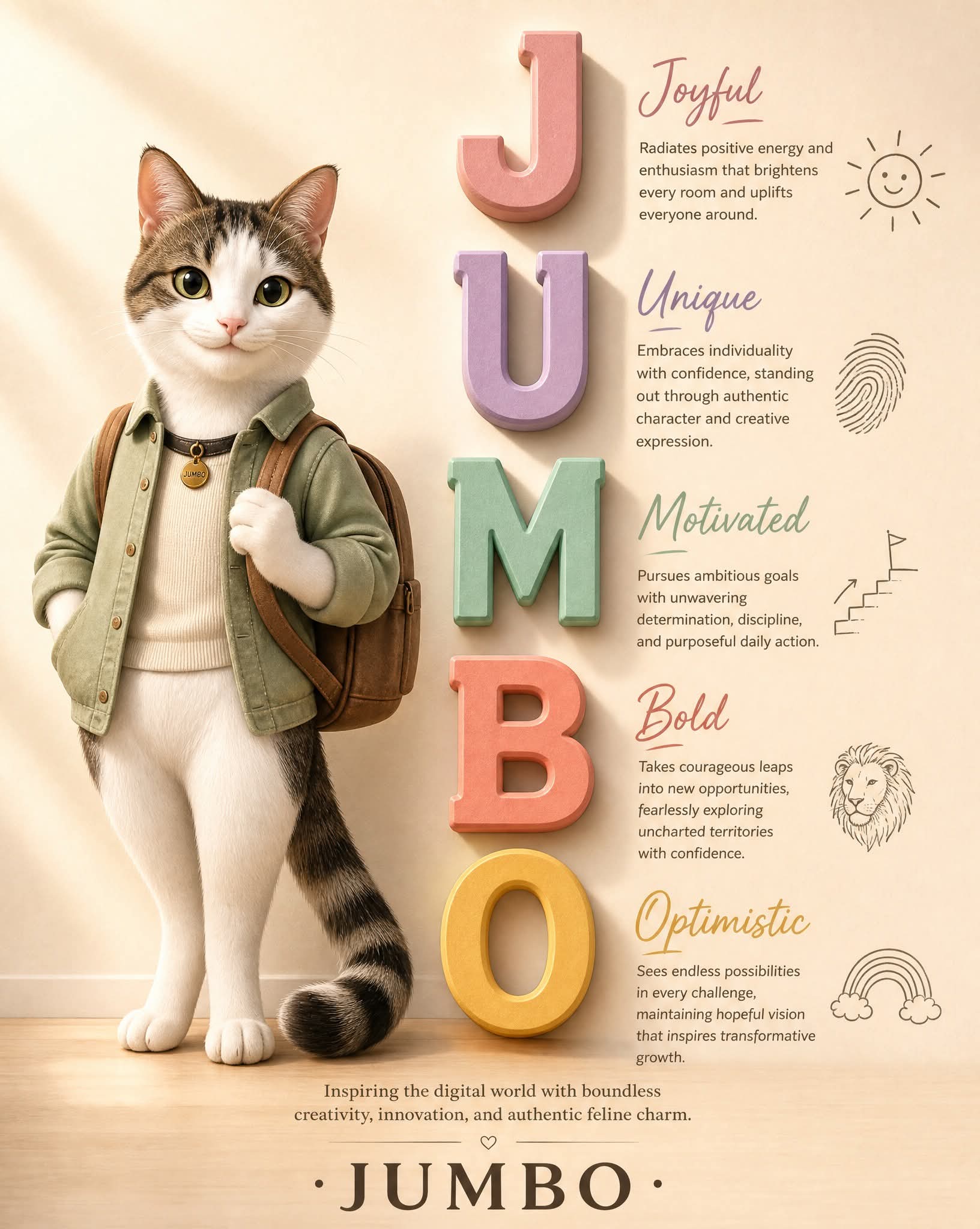 优雅3D人物首字母缩写个人品牌海报 / Elegant 3d Acronym Personal Branding Poster，角色设计，时尚、海报、角色，案例输出图 2
