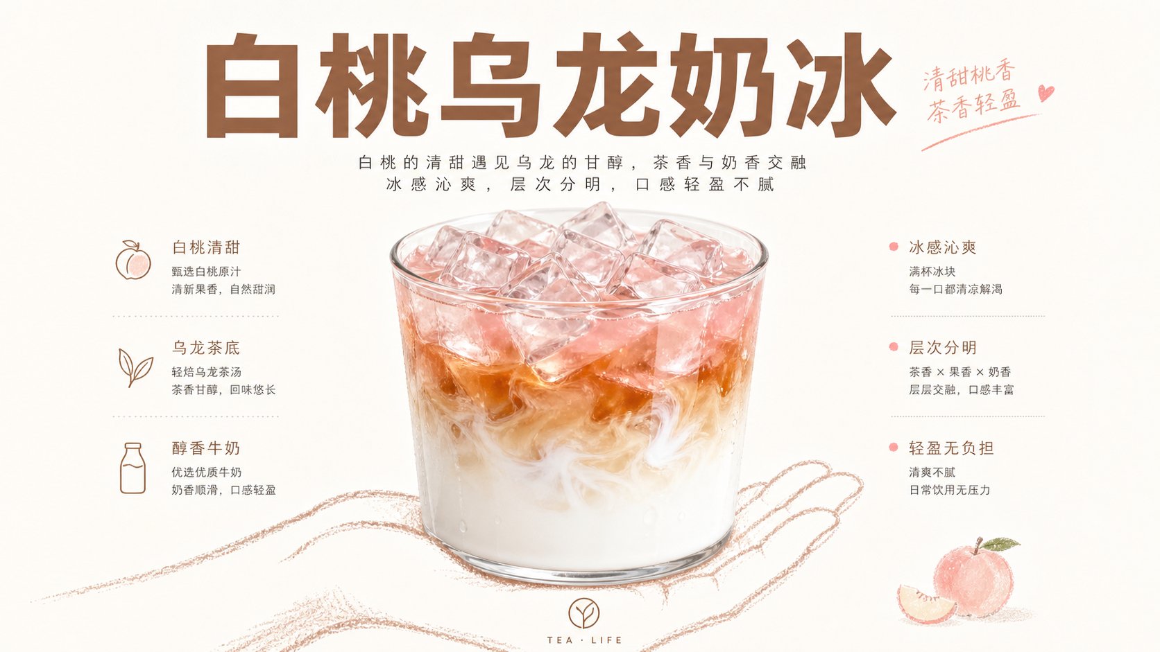 芒果椰乳冰饮手绘标注摄影 / Mango Coconut Milk Ice Drink Hand Drawn Annotation Photography，人像与摄影，人像、插画、信息图，案例输出图 1