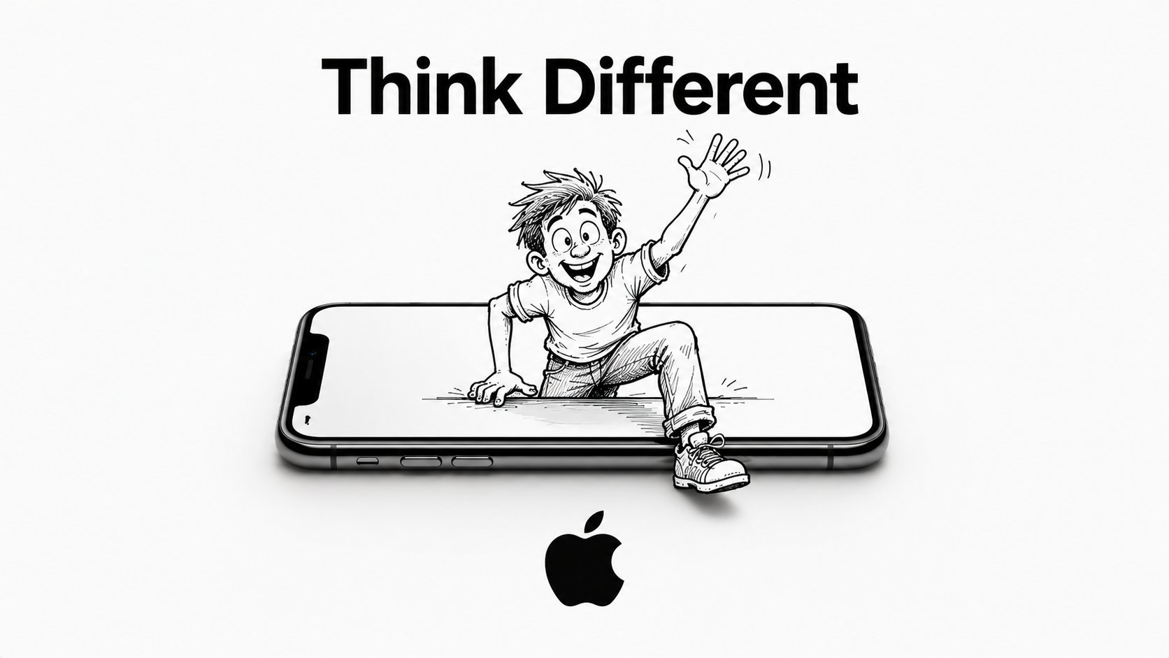 创意合成品牌广告实物产品与手绘涂鸦结合 / Creative Composite Brand Ad Doodle Integration,角色设计,插画、角色、极简,案例输出图 1