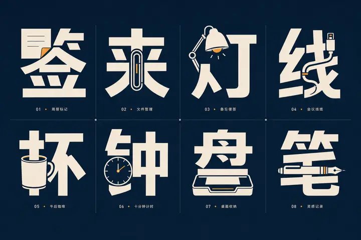 雨天通勤提示矩阵字形图标设计 / Rainy Day Commute Glyph Icon System，角色设计，插画、角色、城市视觉，案例输出图 2