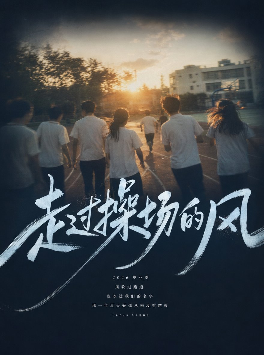 毕业季青春记忆手写海报 / Graduation Season Youth Memory Handwritten Poster，角色设计，35mm、海报、插画，案例输出图 2