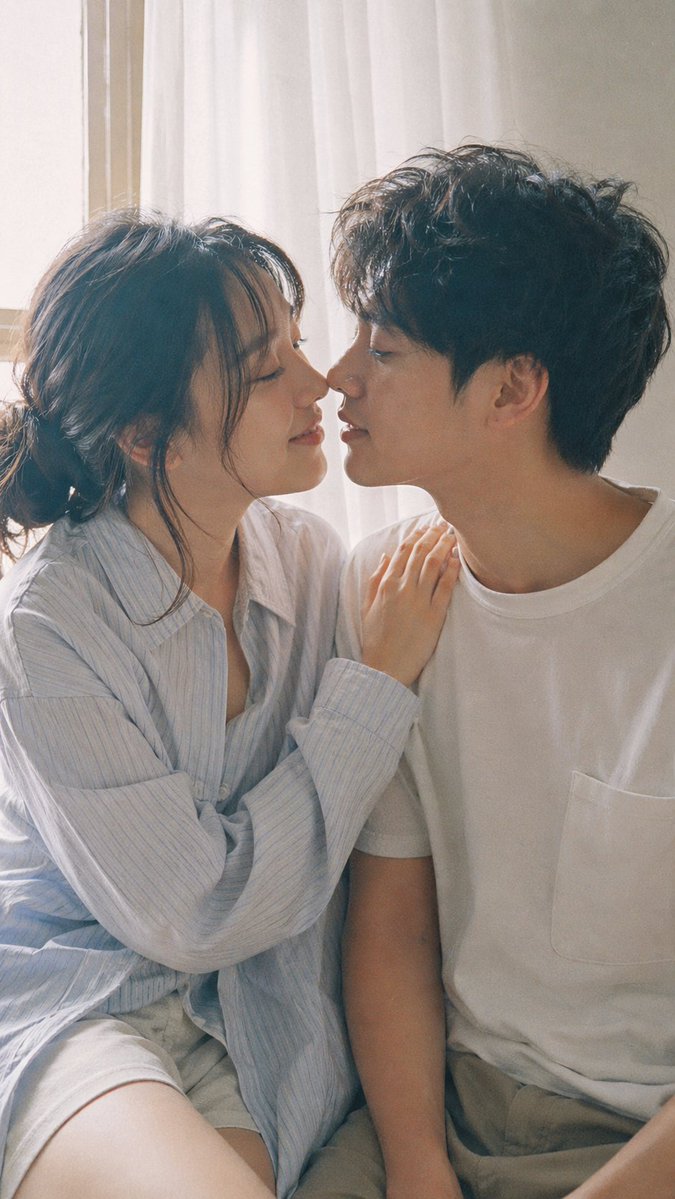 富士风情侣人像 / Fujifilm Couple Portrait，人像与摄影，35mm、人像、极简，案例输出图 1