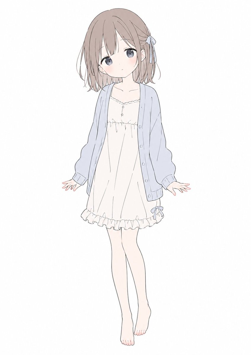 Soft Pastel Anime Girl Full Body，角色设计，时尚、插画、角色，案例输出图 1