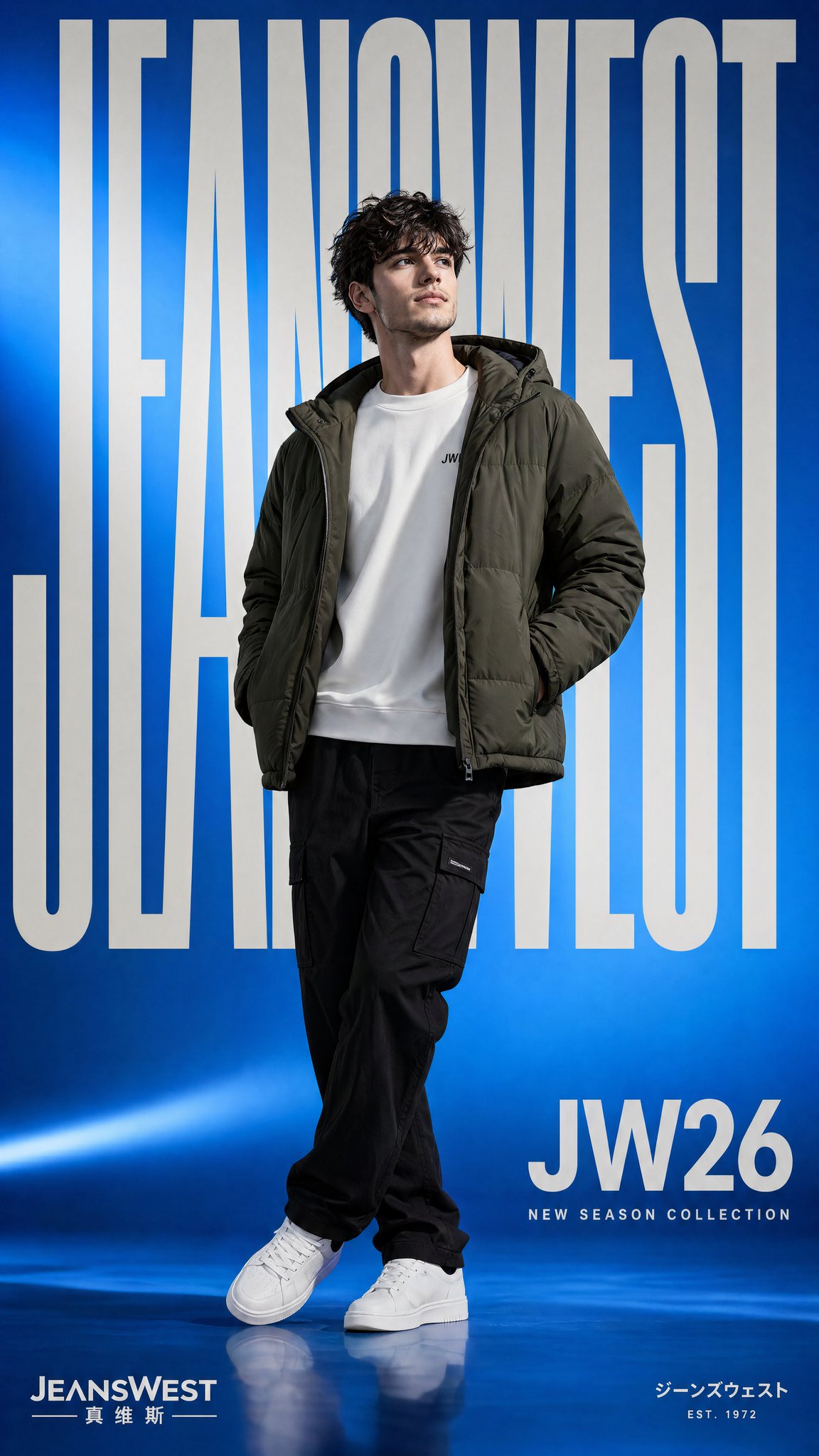 Streetwear Fashion Campaign Asian Apparel Poster，人像与摄影，人像、电影感、时尚，案例输出图 1